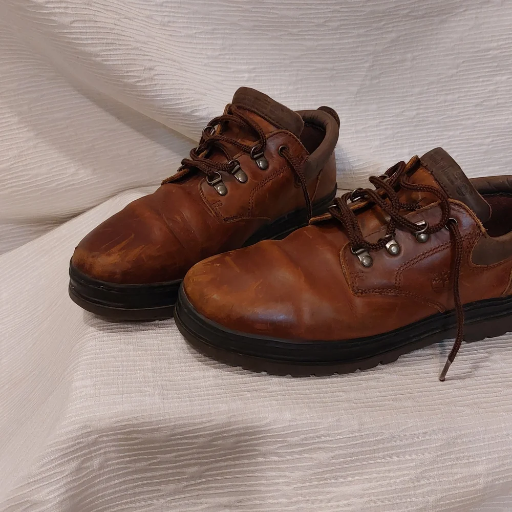 Vintage Timberland Men's Brown Leather Oxfords Size 11